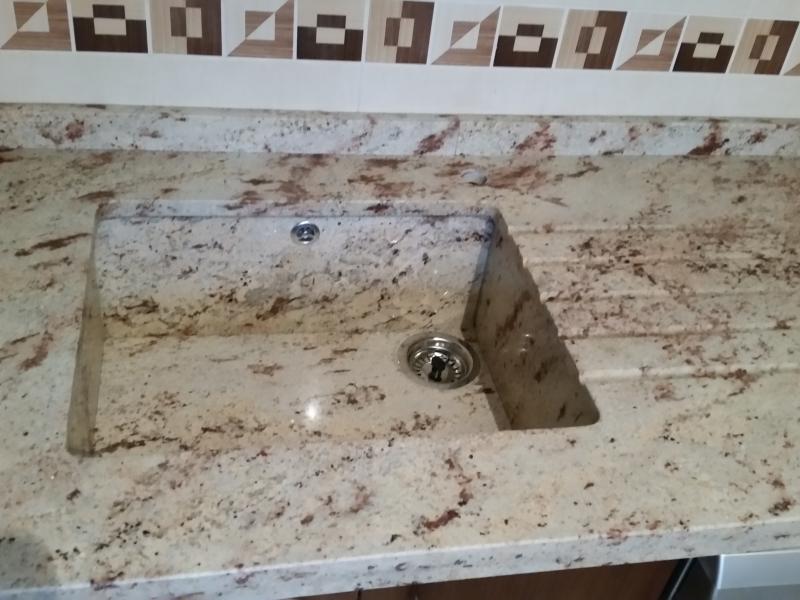 Fregadero de Granito Shivakasi Amarillo de 50x40x19